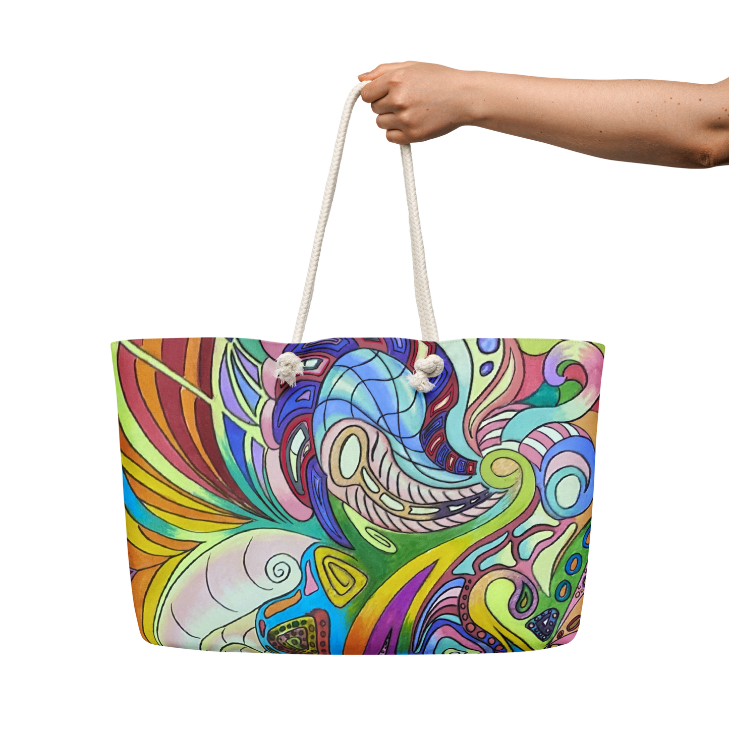 Doodle Oversized weekender bag