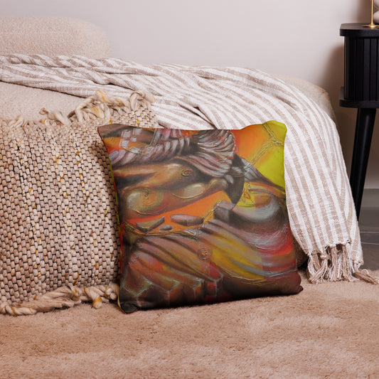Throw Pillow - Golden Buddha image 1