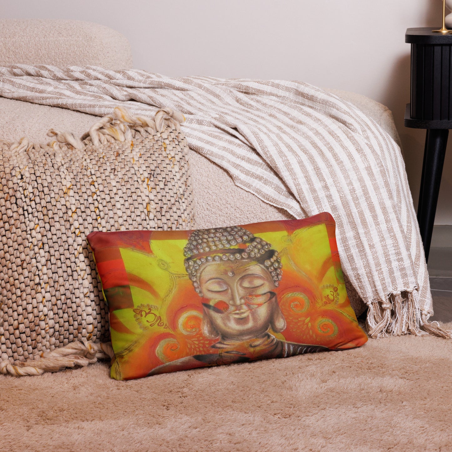 Throw Pillow - Golden Buddha image 2