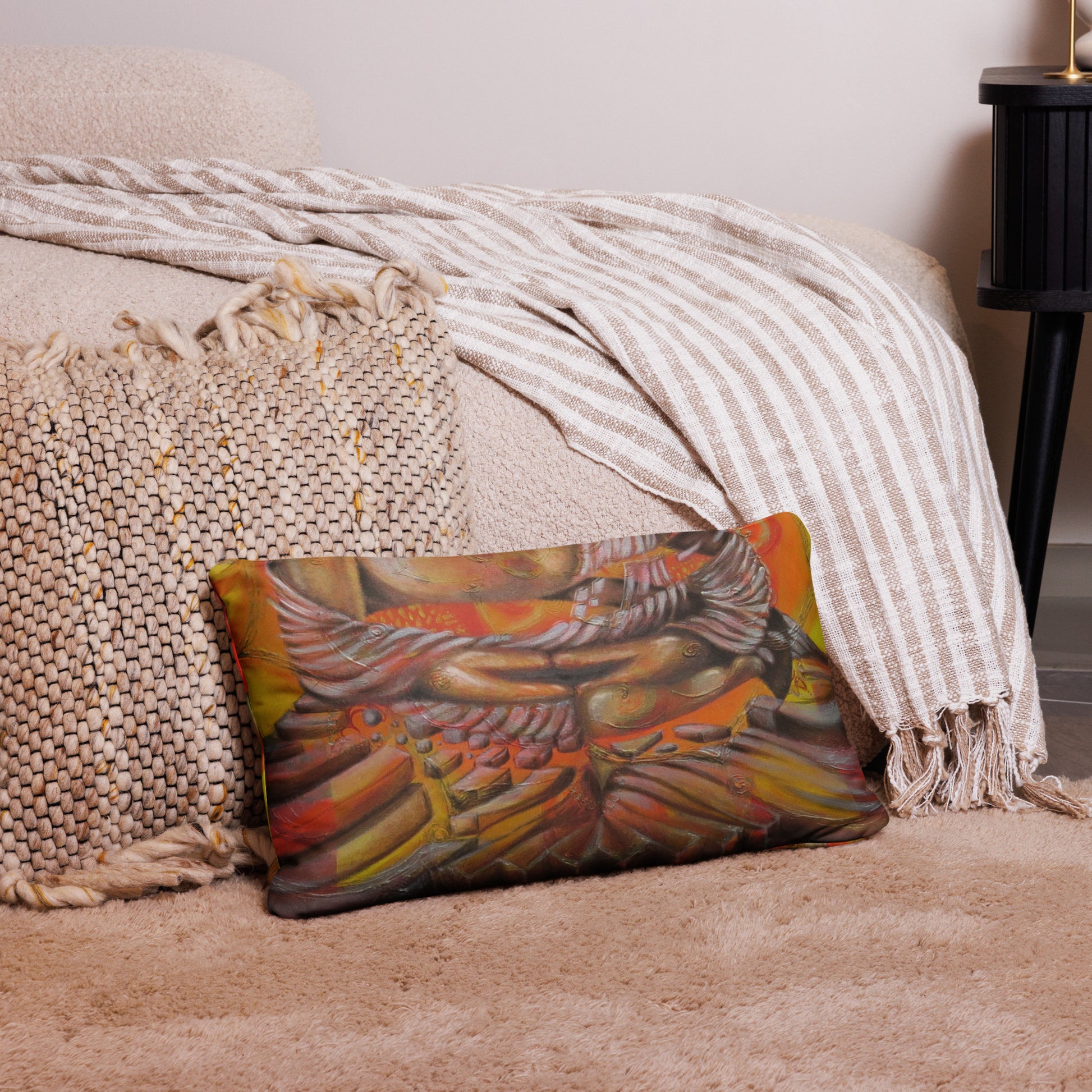 Throw Pillow - Golden Buddha image 3