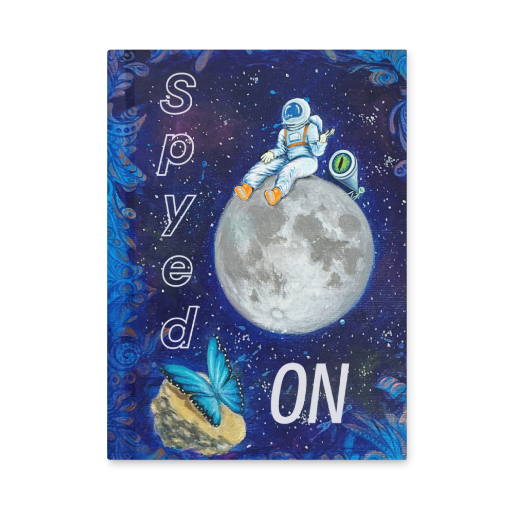 “SPYED ON” Hardcover journal matte