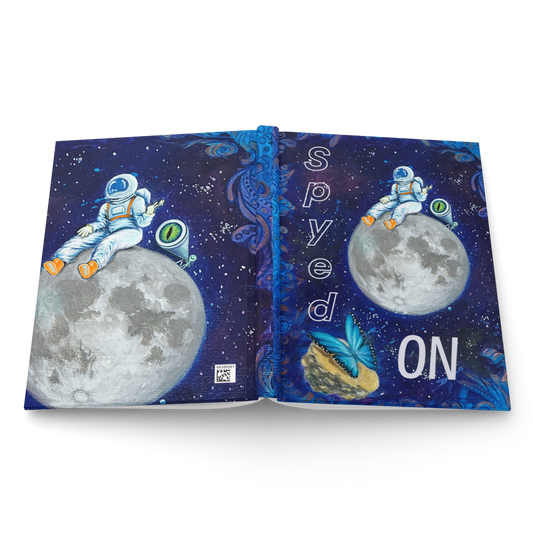 “SPYED ON” Hardcover journal matte