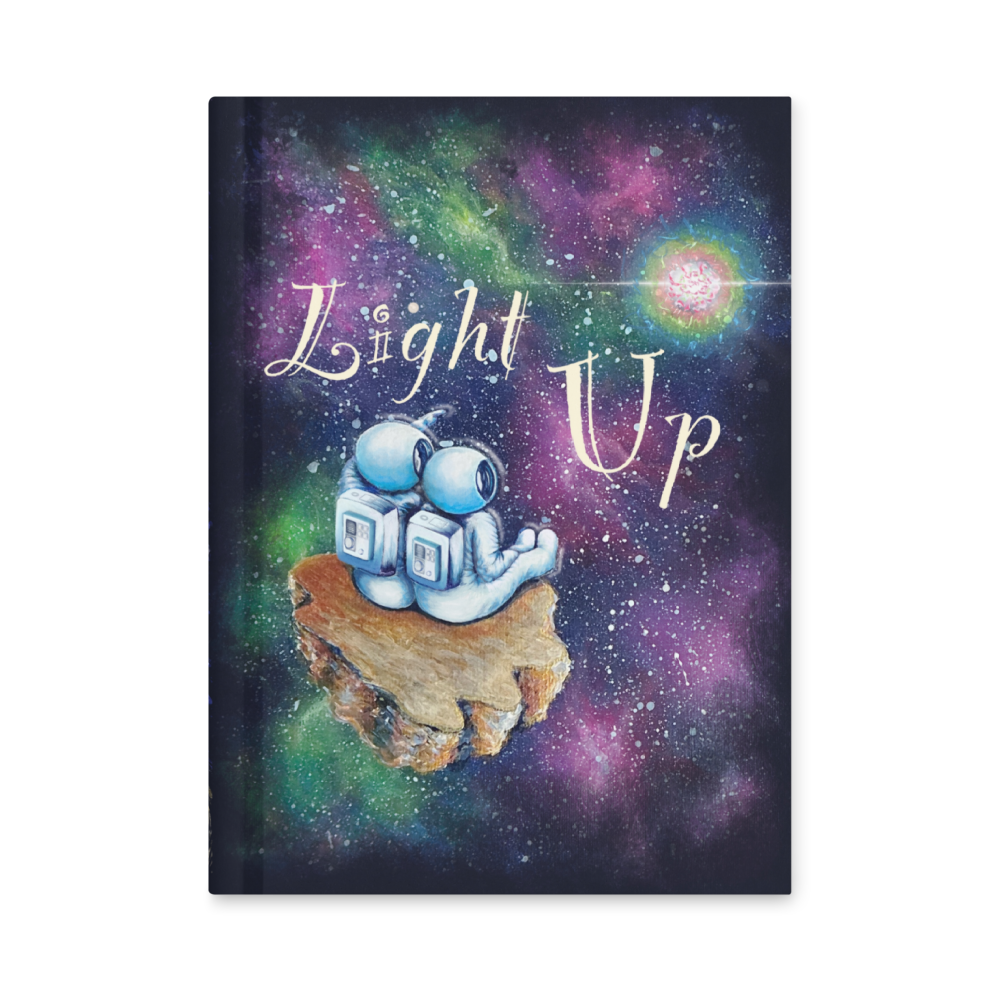 “Light Up” Hardcover journal matte