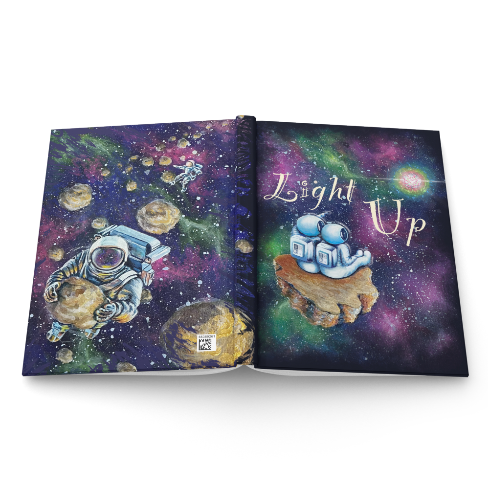 “Light Up” Hardcover journal matte