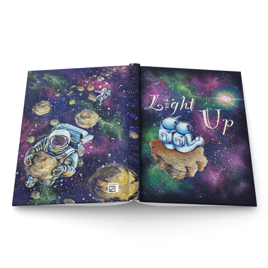 “Light Up” Hardcover journal matte