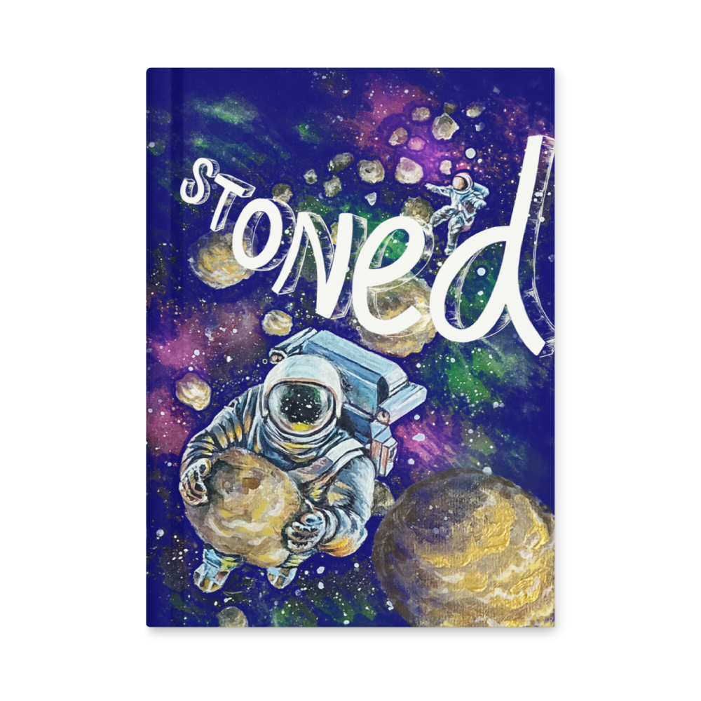 “STONED” Hardcover journal matte