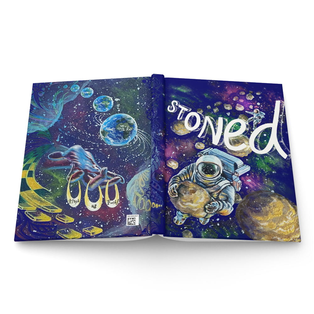 “STONED” Hardcover journal matte