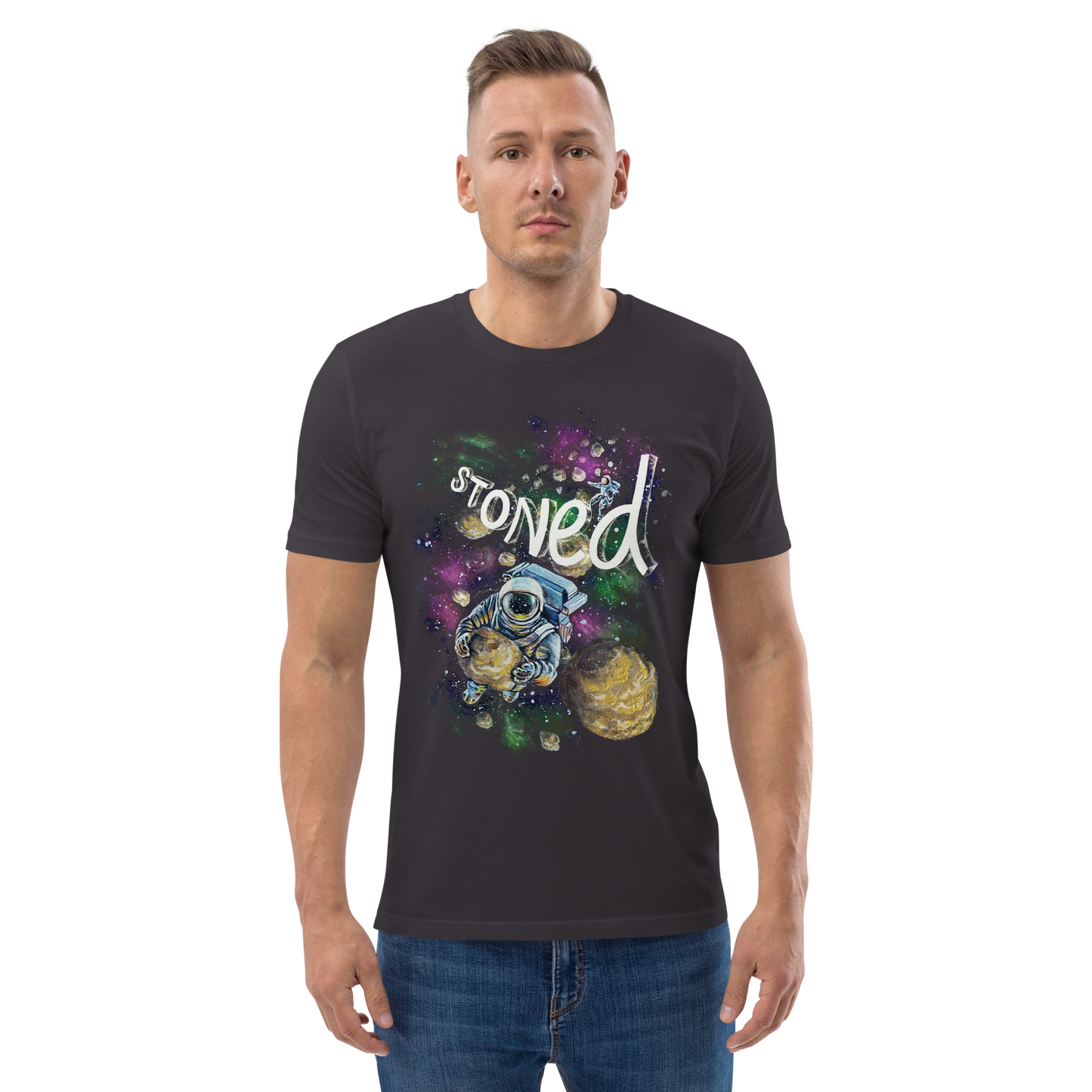 “STONED” Unisex organic cotton t-shirt