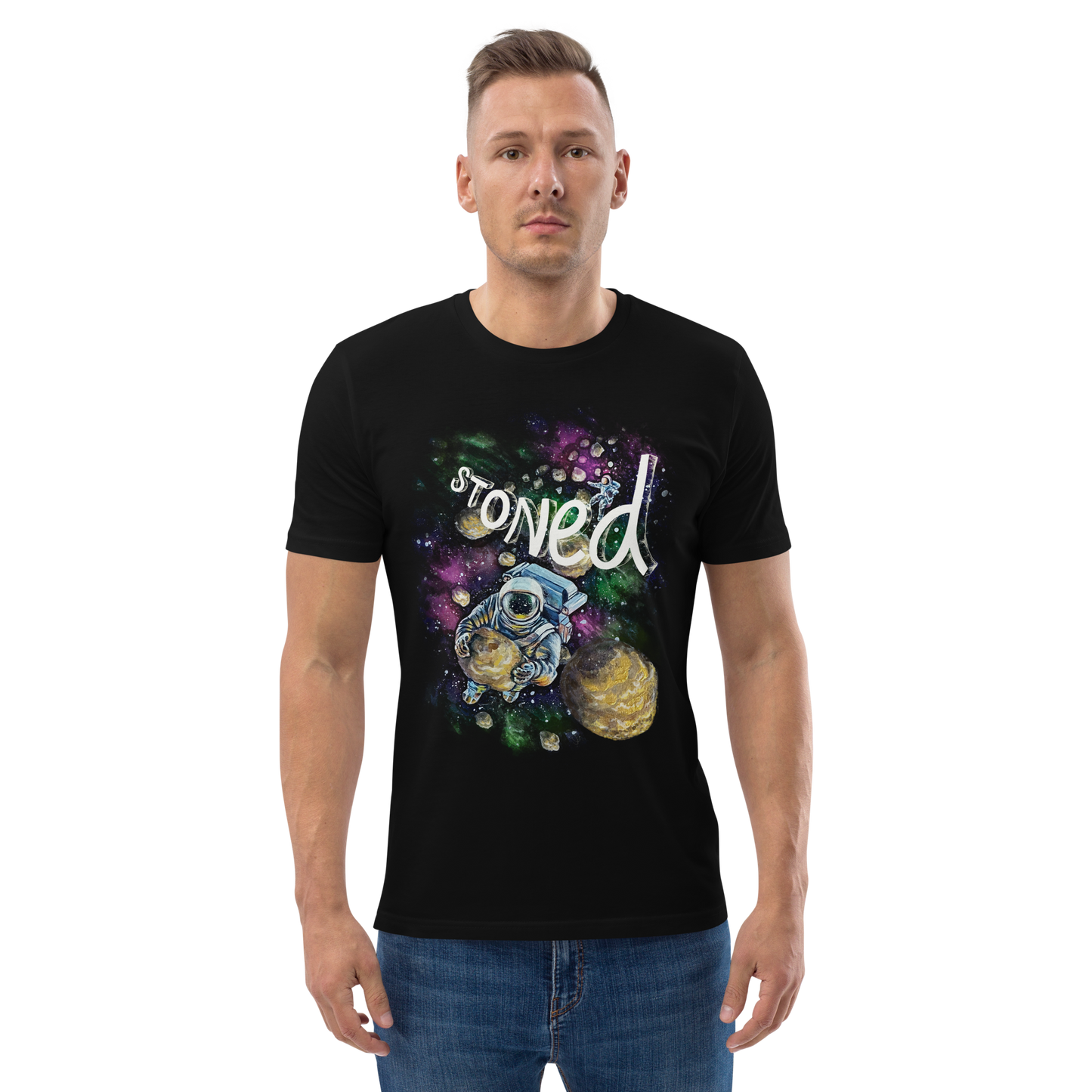 “STONED” Unisex organic cotton t-shirt