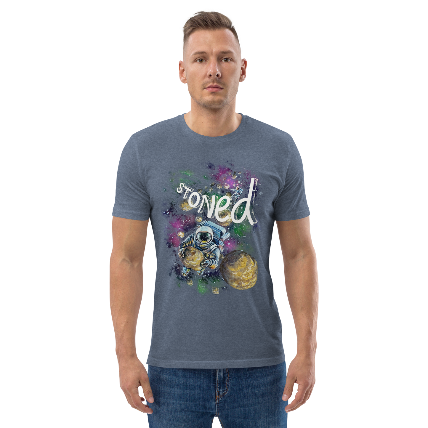 “STONED” Unisex organic cotton t-shirt