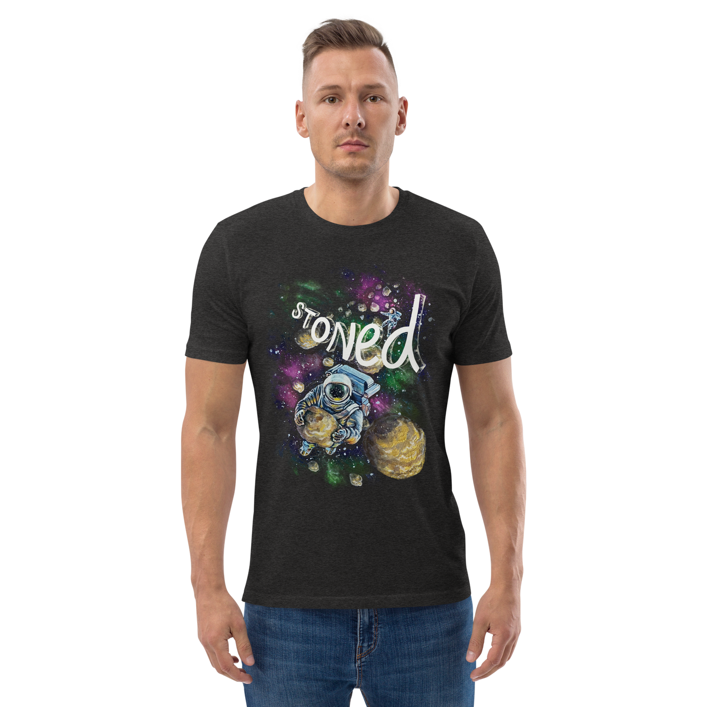 “STONED” Unisex organic cotton t-shirt