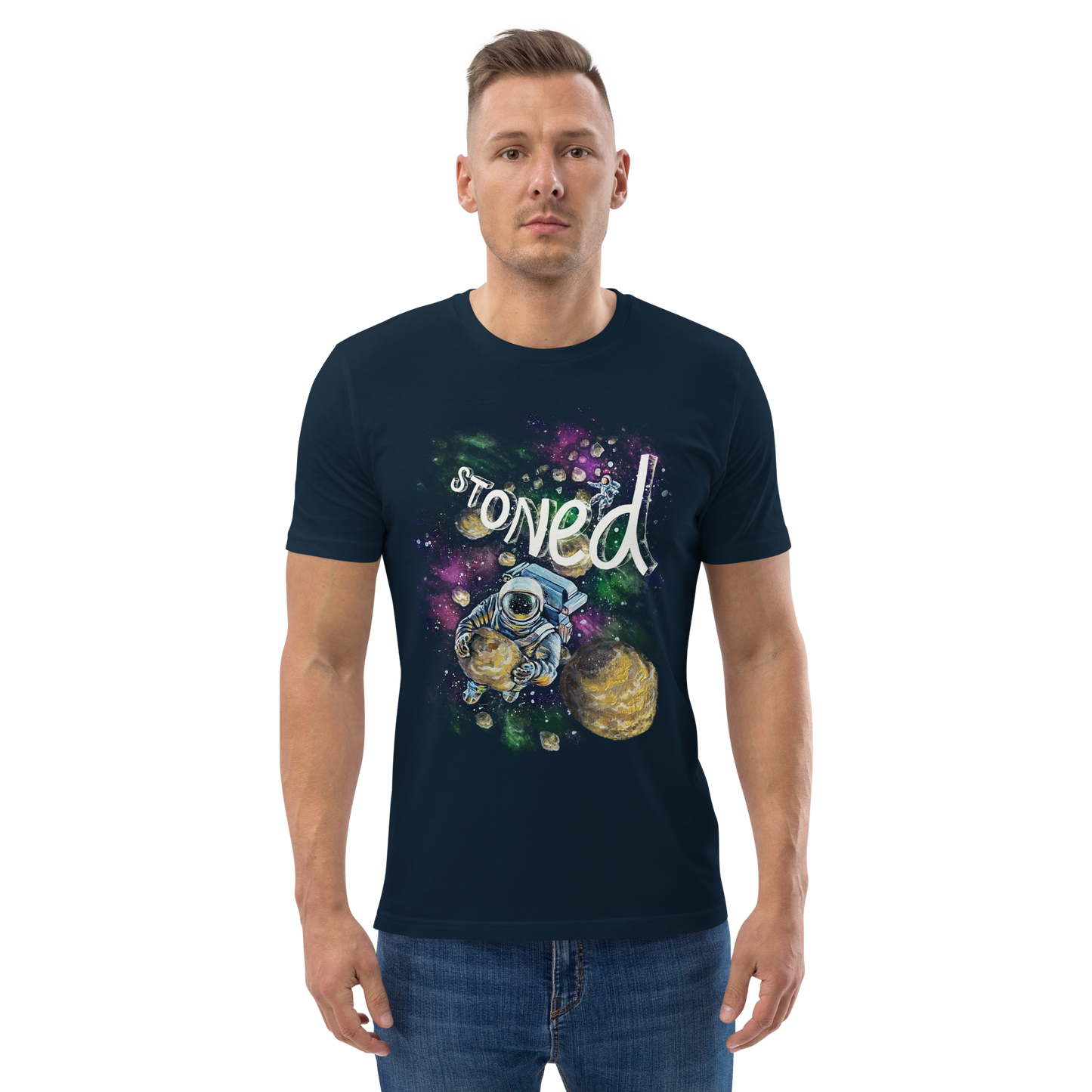 “STONED” Unisex organic cotton t-shirt