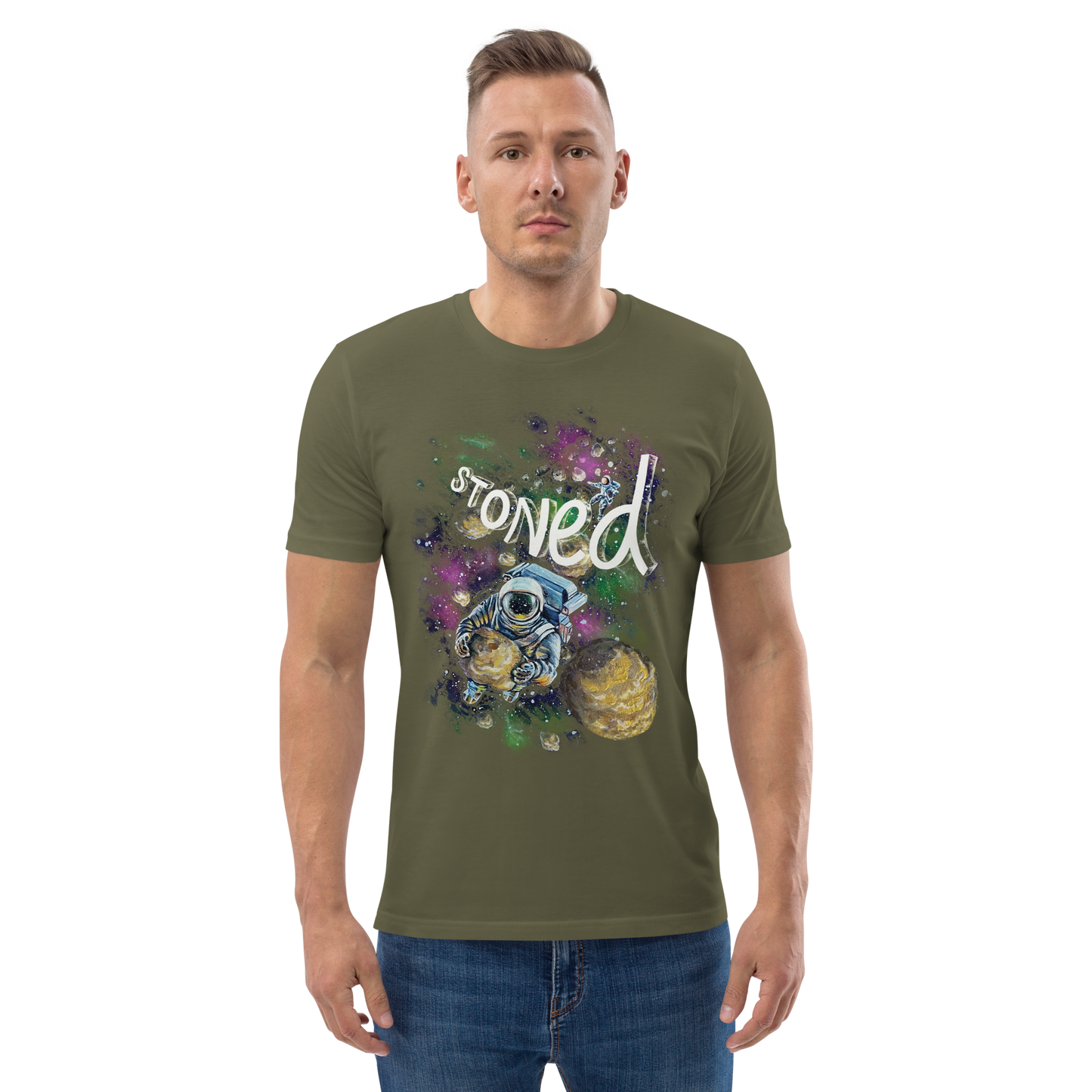 “STONED” Unisex organic cotton t-shirt