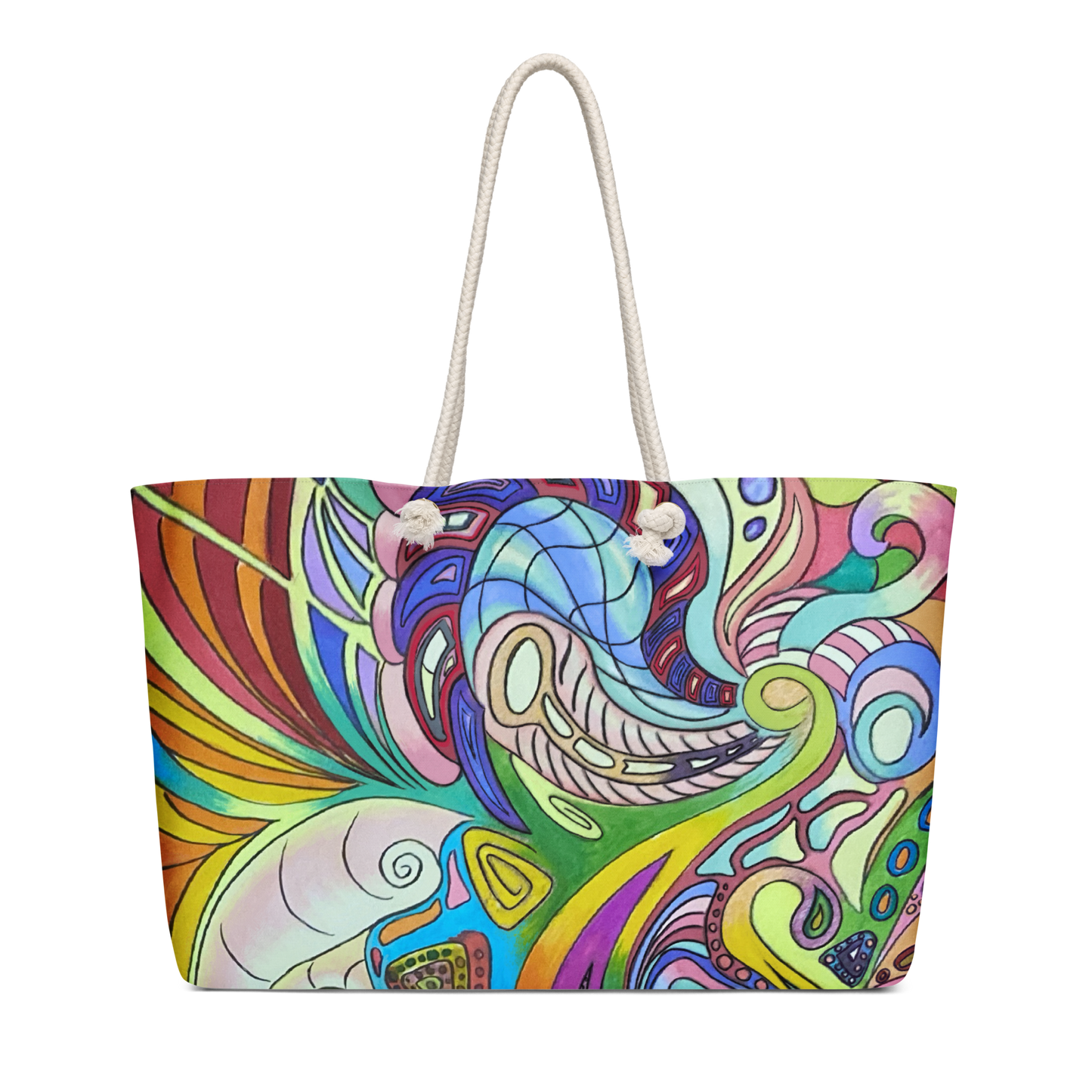 Doodle Oversized weekender bag