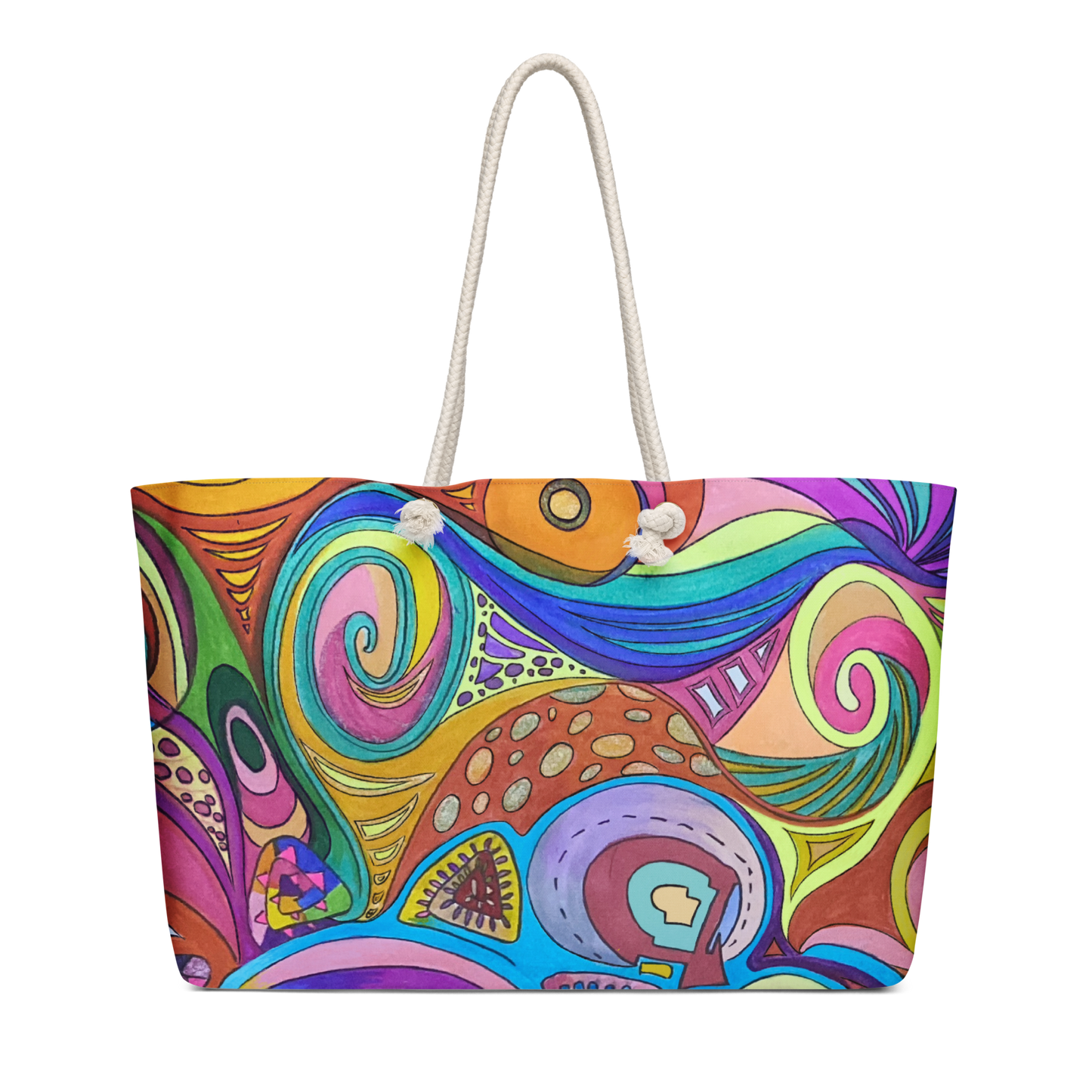 Doodle Oversized weekender bag